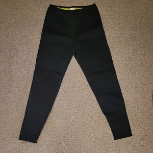 NWOT WOMENS SAUNA PANTS BLACK SIZE XL